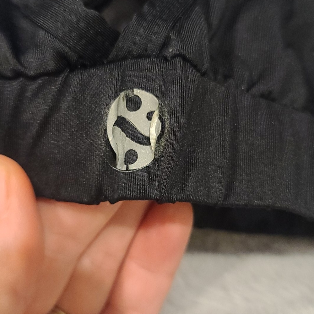 Womens Hela Dagen Black Sportsbra - Picture 3 of 4